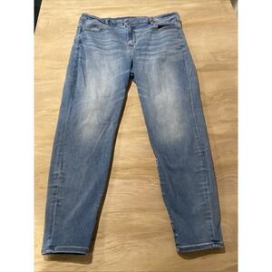 American Eagle Curvy Hi-Rise Jegging Womens Jeans Blue Size 18 Regular